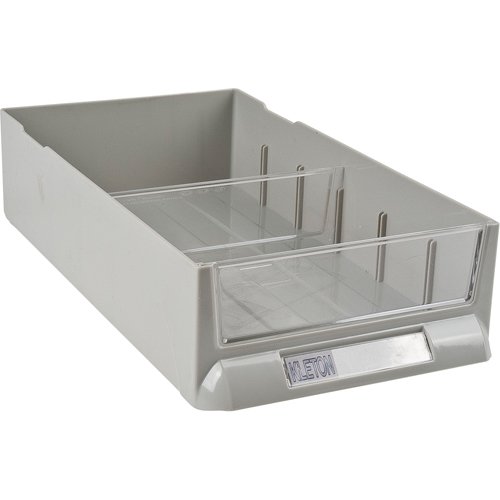 Replacement Drawer for KPC-100 Parts Cabinets, Plastic, 6-3/8" W x 11-3/10" D x 2-11/16" H, Grey