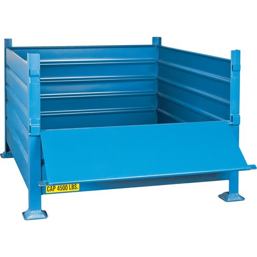 Bulk Stacking Containers, 30" H x 40.5" W x 48.5" D, 4500 lbs. Capacity