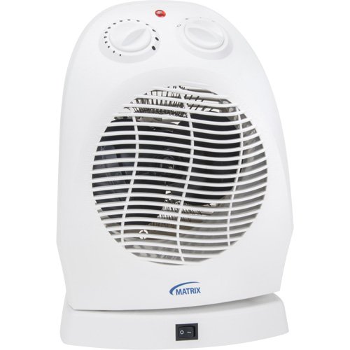 Portable Convection Heater, Fan, Electric, 5200