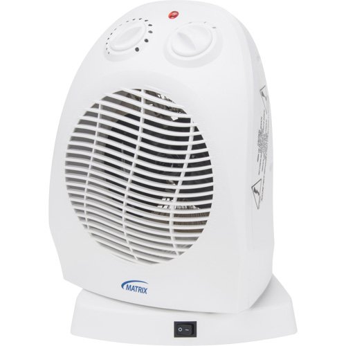 Portable Convection Heater, Fan, Electric, 5200