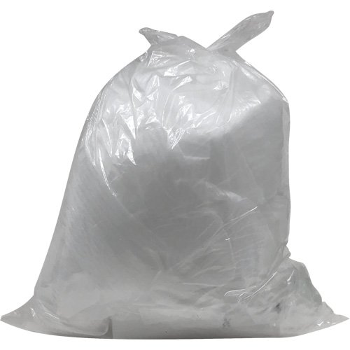 Industrial Garbage Bags, X-Strong, 35" W x 50" L, 1.2 mils, Clear, Open Top