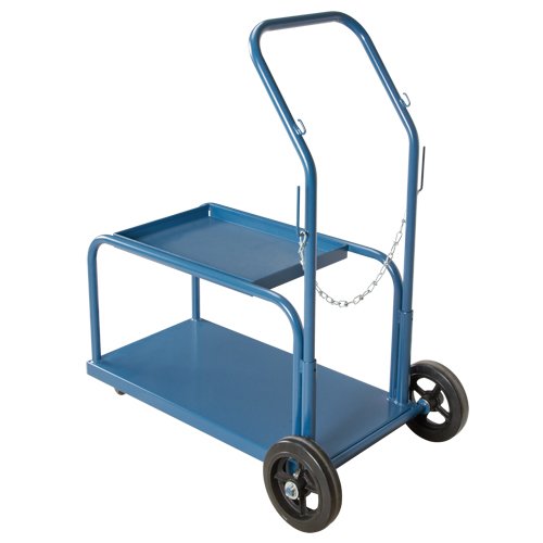 Mini-MIG Welding Cart, Rubber Wheels, 18" W x 36" L Base, 1000 lbs.