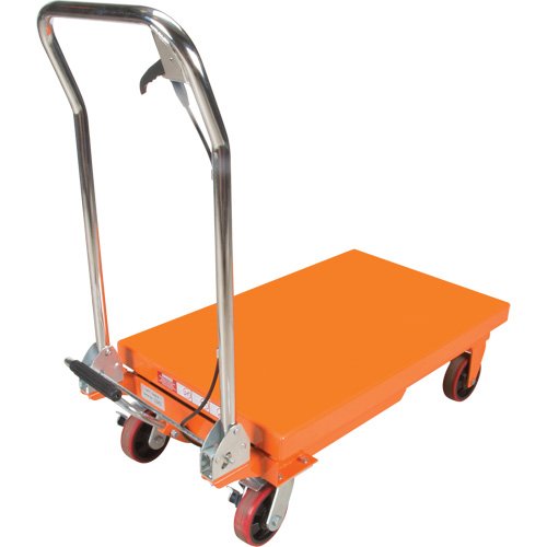 Hydraulic Scissor Lift Table, 32" L x 19-3/4" W, Steel, 1100 lbs. Capacity