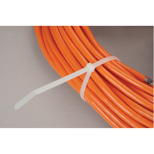 Cable Ties, 6" Long, 40 lbs. Tensile Strength, Natural