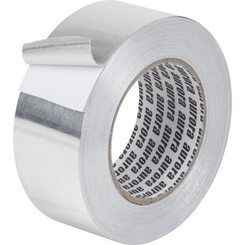 Aluminum Foil Tape, 1.5 mils Thick, 48 mm (1-7/8") x 45.7 m (150')