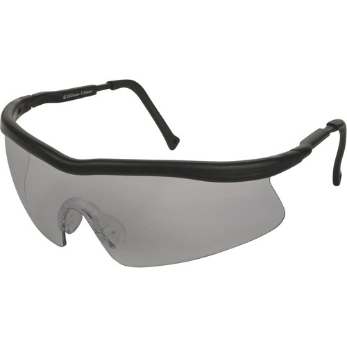 Z400 Series Safety Glasses, Grey/Smoke Lens, Anti-Scratch Coating, ANSI Z87+/CSA Z94.3