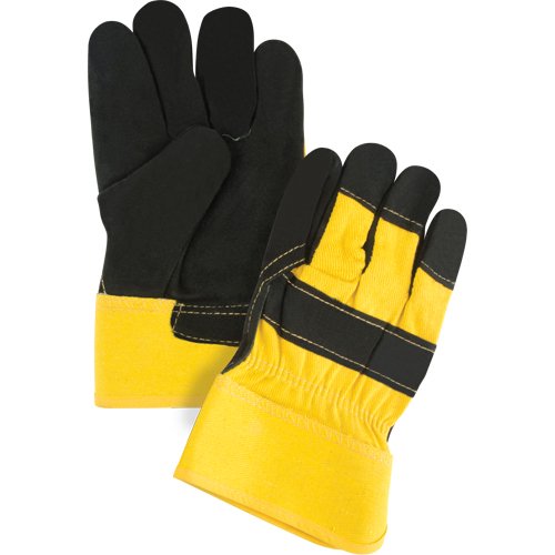 Superior Warmth Winter-Lined Fitters Gloves, Large, Split Cowhide Palm, Thinsulate™ Inner Lining