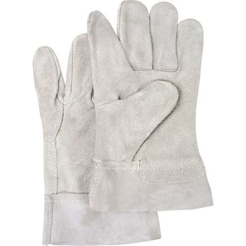 Standard-Duty Work Gloves, Large, Split Cowhide Palm