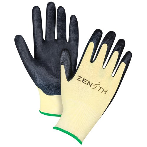 Superior Grip Cut-Resistant Gloves, Size 2X-Large, 13 Gauge, Foam Nitrile Coated, Aramid Shell, ANSI/ISEA 105 Level 3/EN 388 Level 5