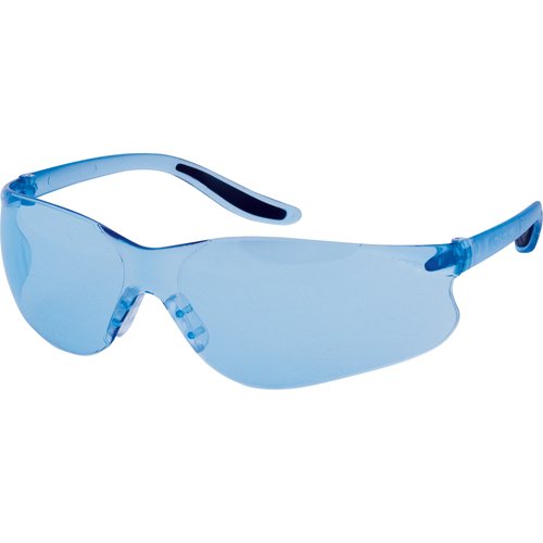 Z500 Series Safety Glasses, Blue Lens, Anti-Scratch Coating, CSA Z94.3