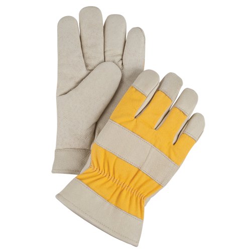Premium Winter-Lined Work Gloves, Large, Grain Pigskin Palm, Foam Fleece Inner Lining