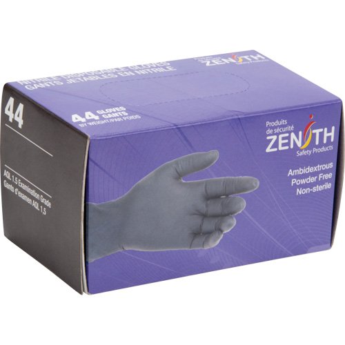 Vending Pack Disposable Gloves, 2X-Large, Nitrile, 5-mil, Powder-Free, Black