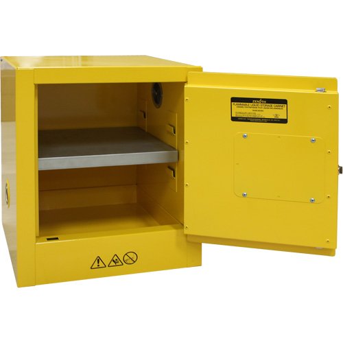 Flammable Storage Cabinet, 4 gal., 1 Door, 17" W x 22" H x 18" D