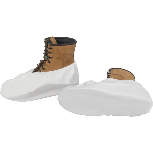 Shoe Covers, One Size, Microporous, White