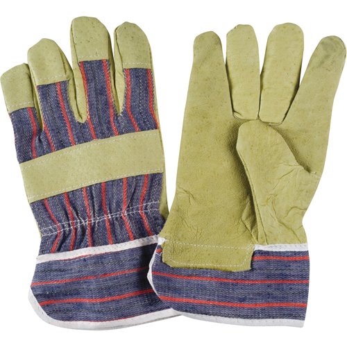 Abrasion-Resistant Comfort Fitters Glove, Large, Grain Pigskin Palm, Cotton Inner Lining
