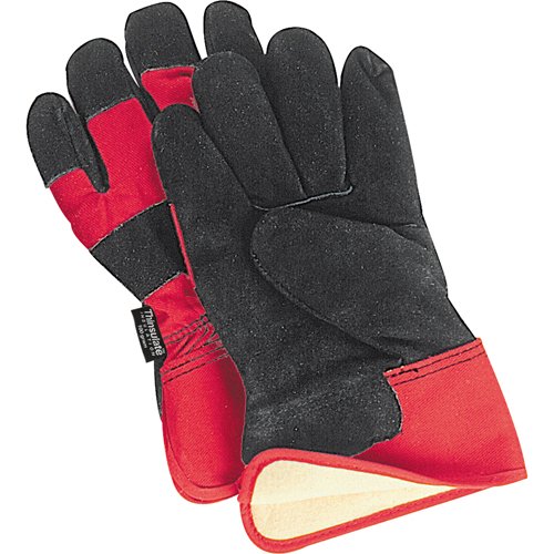 Superior Warmth Winter-Lined Fitters Gloves, Large, Split Cowhide Palm, Thinsulate™ Inner Lining