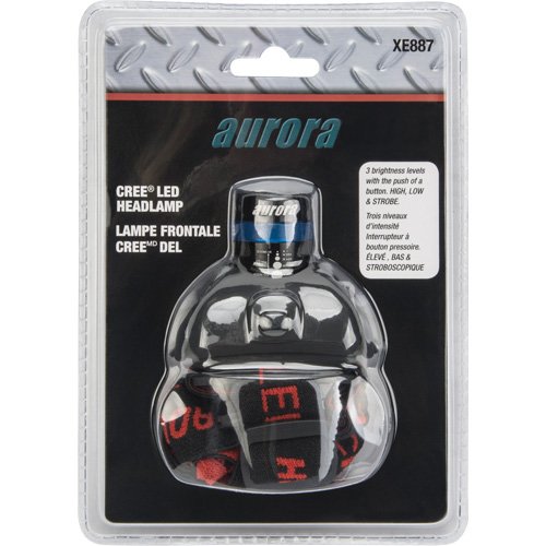 Cree<sup>®</sup> Headlamp, LED, 120 Lumens, 6 Hrs. Run Time, AAA Batteries