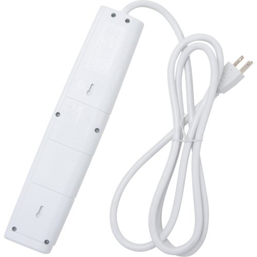 USB Charging Surge Protector, 6 Outlets, 1200 J, 1875 W, 6' Cord